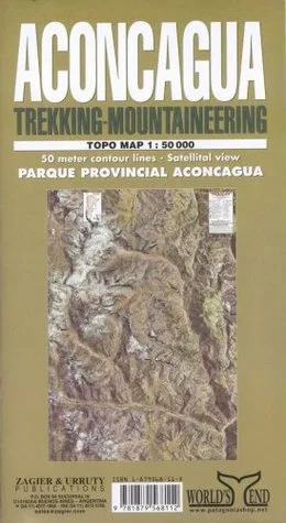 Aconcagua Map: Trekking & Mountaineering