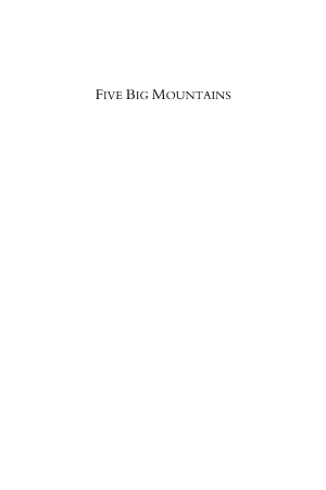 Five Big Mountains: A Regular Guy's Guide to Climbing Orizaba, Elbrus, Kilimanjaro, Aconcagua, and Vinson