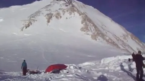 Still from the video “High camp on Denali's West Buttress” (Mark Horrell)