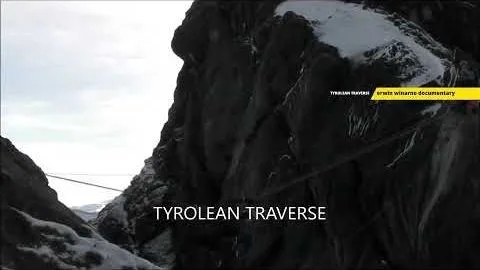Still from the video “Jurang Kandang Babi Tyrolean Carstenz Pyramid dilihat dari bawah tahun 2002” (Erwin Winarno)