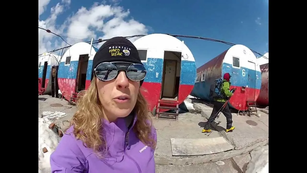 Still from the video “Tour of The Barrels on Mount Elbrus | GoPro” (Lauren Schaad)