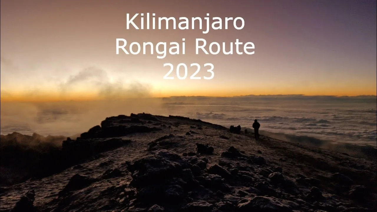 Still from the video “Kilimanjaro Rongai Route 2023” (Magnus Olsson)