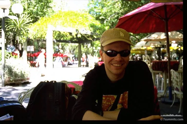 Harry, enjoying the good life in Mendoza