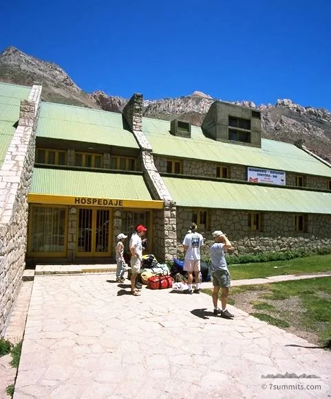 Hosteria Puente de Inca, with the best showers!