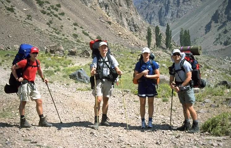 Erik, Harry, Andrea & Don at the Vacas trailhead