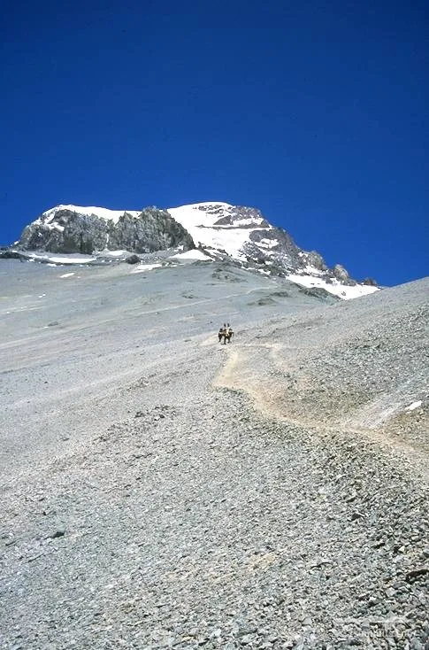 View up near col camp, 5500m