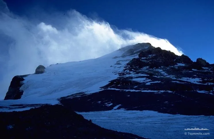 Polish glacier from camp II (5900m)