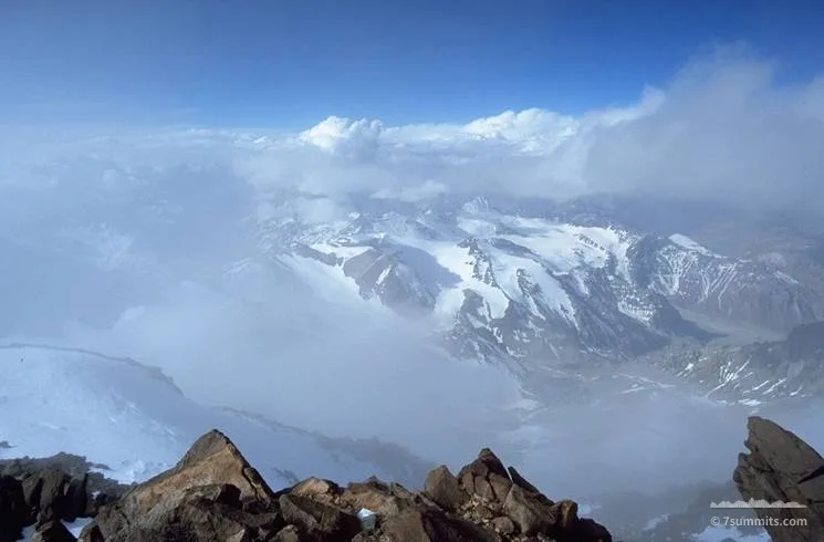 Photograph from “Aconcagua by the Falso de los Polacos, December 2000”