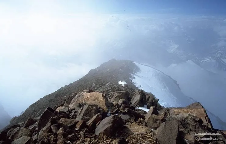 Photograph from “Aconcagua by the Falso de los Polacos, December 2000”