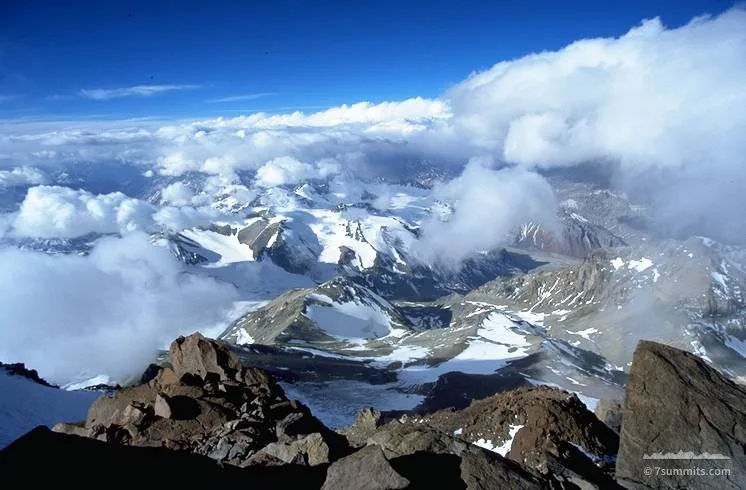 Photograph from “Aconcagua by the Falso de los Polacos, December 2000”