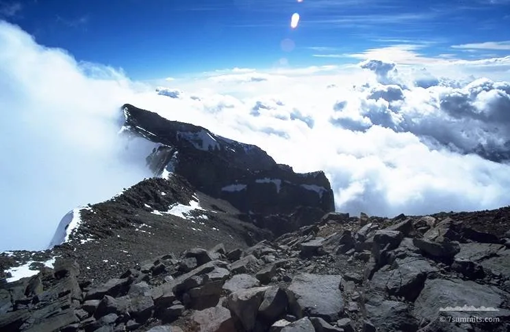 Photograph from “Aconcagua by the Falso de los Polacos, December 2000”