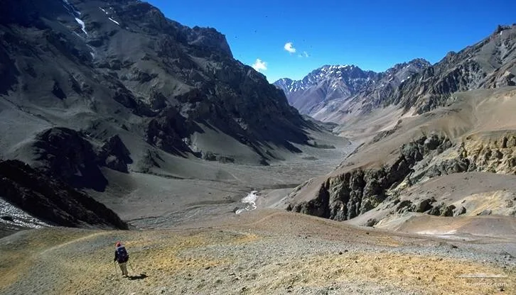 Going down the valley