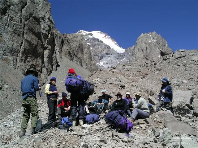 About 4400m, between Plaza Argentina and camp1 on the Polish traverse route