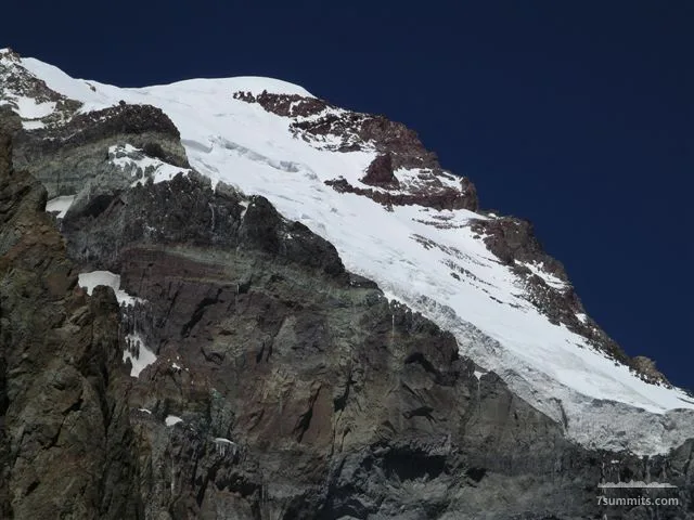 Polish Glacier as seen from between Basecamp and Camp 1