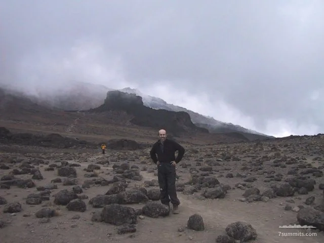 Sasha, with Lava Tower in the background.