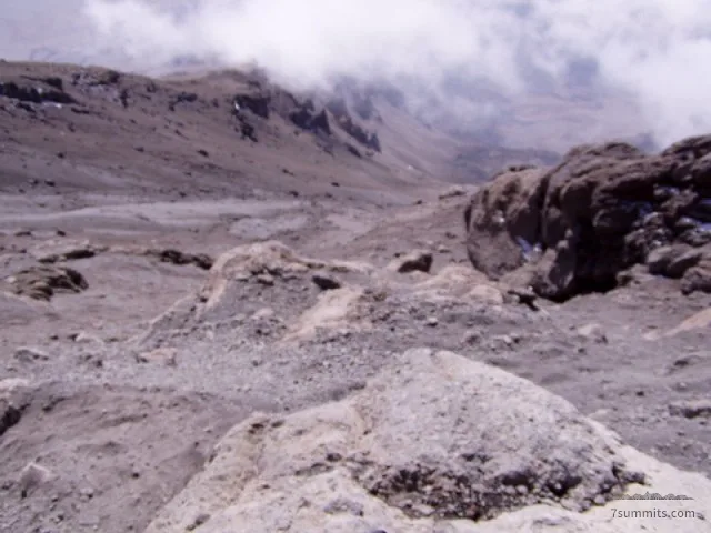 Going down to Barafu