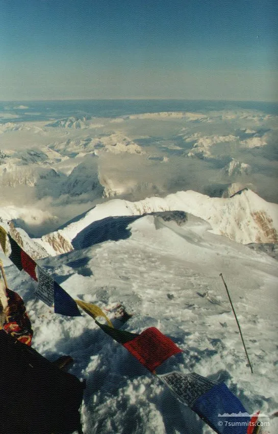 View South east from the summit