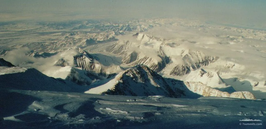 View North East from the summit