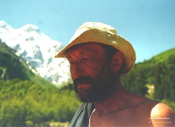 Nikolai Cherni, our famous Russian guide, over 60 years old, has climbed 5 8000+ peaks!
