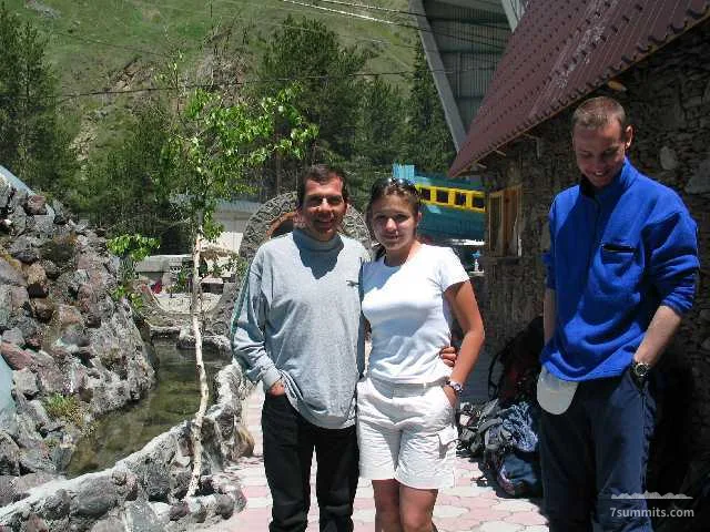 Outside the bottom cable car station