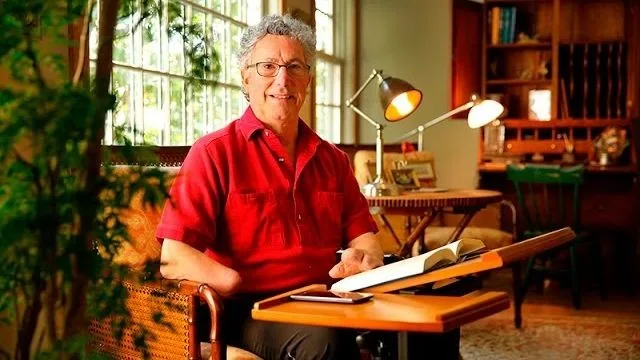 Still from the video: On the eve of the Everest movie premiere, survivor Beck Weathers is a changed man