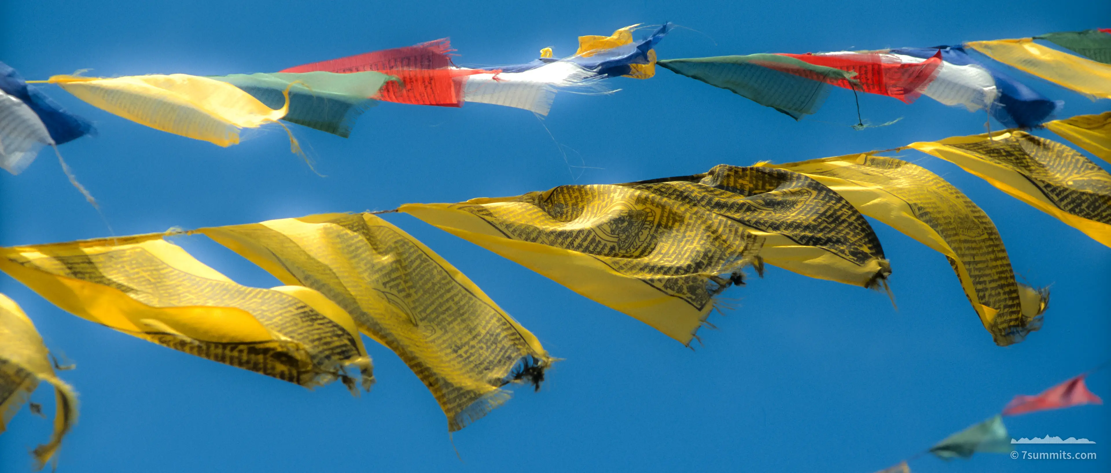 Buddhist prayer flags