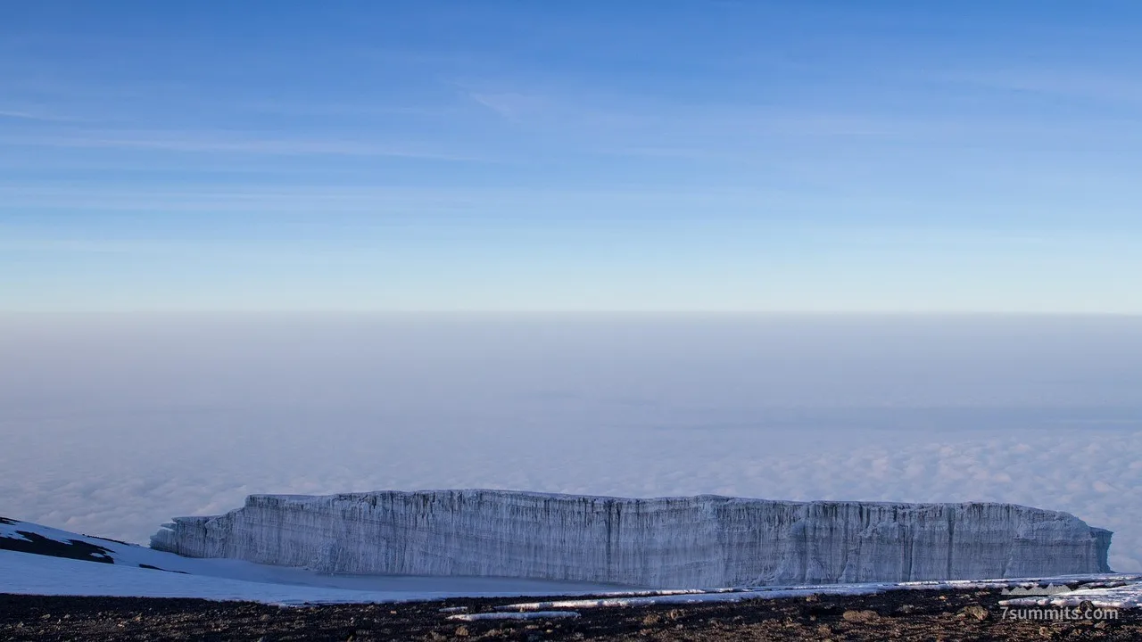 Kilimanjaro Glacier from the summit